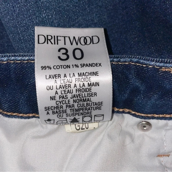 DRIFTWOOD Gizelle Girlfriend Skinny Jeans Destructed Distressed Size 30 - Picture 16 of 16